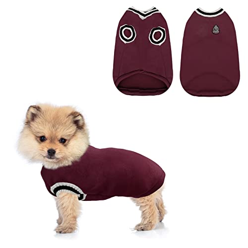 Hundepullover Winter Hundemäntel Hundekleidung Weich Warmer Hunde Pullover Hund Katzen Gestrickt Haustier Kostüm Jacke Weste Outfit für Kaltes Wetter Kleine Mittlere Große Hunde Welpen Innen Außen von Jodsen