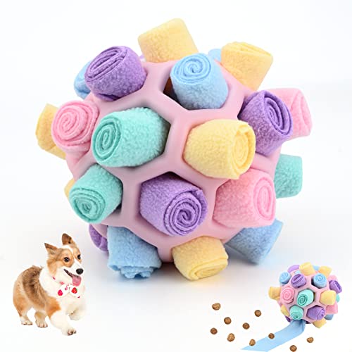 Schnüffelball für Hunde,Schnüffelteppich Schnüffelspielzeug Interaktives Hundespielzeug Intelligenzspielzeug Futterball Reizangel Futtermatte Geruchstraining für Kleine Mittelgroße Hunde Haustier,Rosa Schnüffelball für Hunde,Schnüffelteppich Schnüffelspielzeug Interaktives Hundespielzeug Intelligenzspielzeug Futterball Reizangel Futtermatte Geruchstraining für Kleine Mittelgroße Hunde Haustier,Rosa von Jodsen