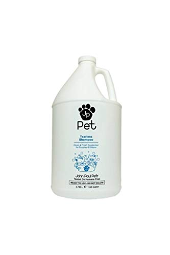 John Paul Pet Tearless Shampoo für Hunde, Katzen und Pferde - Unparfümiert - Reinigung, Geruchsreduzierung, Pflege für Jungtiere - Haustier-Shampoo - 3,875 Liter von John Paul Pet