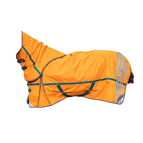 Whitaker Seacroft Reflektierende Pferdedecke, 200 g, Orange von John Whitaker