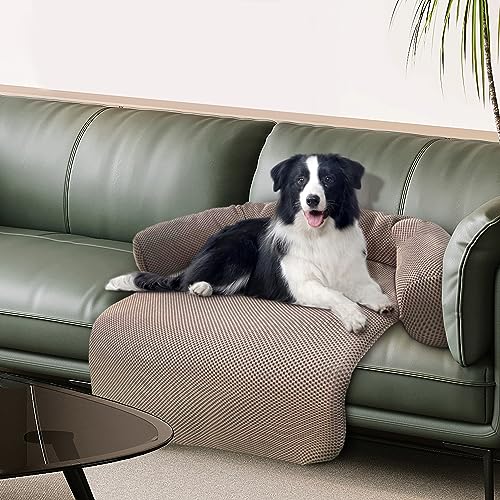 Johnear Hundebetten Hundekissen Sofaschutz, Verdickt Haustierbett Couchkissen Hundematte für große, mittelgroße & kleine Hunde, Waschbar und schnell trocknend 110 * 105 * 15CM von Johnear