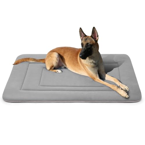 JoicyCo Hundebett-Matratze, rutschfest, waschbar, 106,7 cm, weiche Haustiermatratze, Zwinger-Pads von JoicyCo