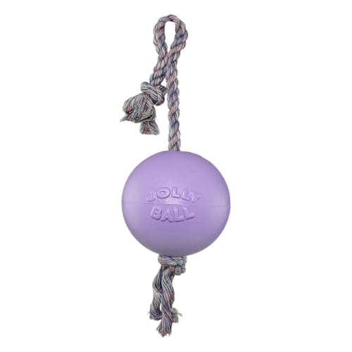 Jolly Pets, Romp-n-Roll, Hundespielzeug mit Seil und Ball, 20 cm / Größe L, hellviolett Jolly Pets, Romp-n-Roll, Hundespielzeug mit Seil und Ball, 20 cm / Größe L, hellviolett von Jolly Pets