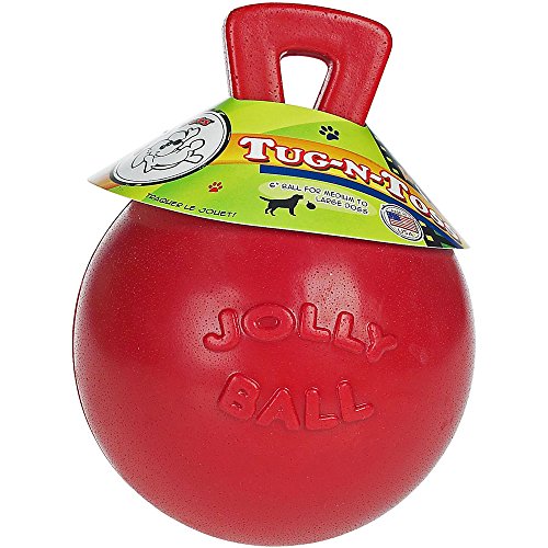 Jolly Pets JOLL045A Hundespielzeug - Tug-n-Toss, 15 cm, rot von Jolly Pets