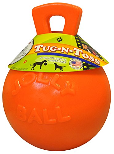 Jolly Pets JOLL046C Hundespielzeug - Tug-n-Toss, 20 cm, orange von Jolly Pets