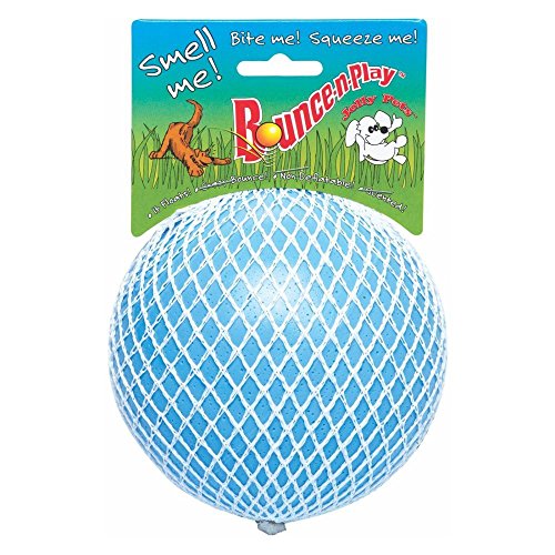 Jolly Pets Toys 881157 Jolly Bounce-N-Play Hundespielzeug, 11,4 cm, Blaubeere von Jolly Pets