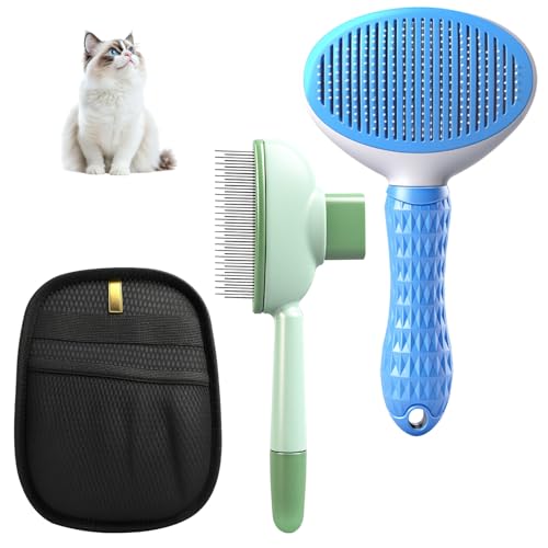 Jomdjmskes 3 Pcs Katzenbürste, Haustier Hundebürste, Hautfreundliche Katzenhaarbürste, Flohkamm für Katzen, Antistatischer Doppelseitige Handschuh, Sauberes Haustierhaar von der Bürste mit Einem Knopf Jomdjmskes 3 Pcs Katzenbürste, Haustier Hundebürste, Hautfreundliche Katzenhaarbürste, Flohkamm für Katzen, Antistatischer Doppelseitige Handschuh, Sauberes Haustierhaar von der Bürste mit Einem Knopf von Jomdjmskes