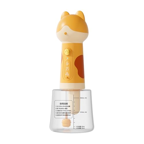 Hund Shampoo Sprayer, Shampoo -Schaum für Haustier, Cartoon Electric Foaming Shampoo Spender für Hund, Haustierdusche und Badezubehör für Badewanne, Spülbecken, Badreinigung von Jomewory