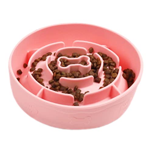 Jomewory Hunde-Puzzle-Schüssel – 2-in-1 Slow Feeder Hundenäpfe für große Rassen | Langsames Füttern von Hundeschüsseln für große Hunde, Marineblau/Rot/Blau/Rosa von Jomewory