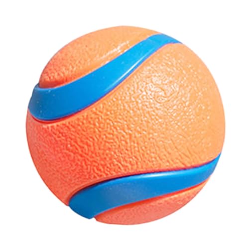 Jomewory Hundespielzeugball, Hundetennisbälle | Welpen-Outdoor-Spielzeug, Pet Supplies Solider Elastischer Ball, Kauspielzeug Für Hunde, Geistig Stimulierendes Spielzeug von Jomewory