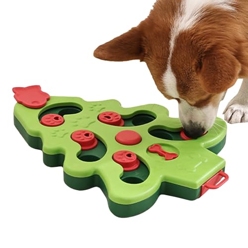 Jomewory Langsamer Futterspender für Hunde, Puzzle-Futterspender für Hunde | Hunde-Puzzlespiel-Spender, Futterspielzeug - Interaktives Leckerli-Puzzlespielzeug für Hunde, praktisches und sicheres von Jomewory