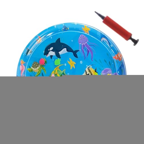 Jomewory Sensorische Wasserspielmatte Für Katzen, Katzenaktivitätsmatte Für Katzenunterhaltung, Sensorische Wasserpad Für Katzen, Haustierspiel Wassersensor Spielpad, 95 cm von Jomewory