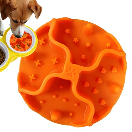 Jomewory Slow-Food-Pad für Haustiere, Slow-Food-Matte für Hunde - Slow Food Pad mit Saugnapf | Hundekisten-Leckpads, langsamer Futterspender, Leckpad-Kisten-Trainingsspielzeug für mittelgroße und von Jomewory