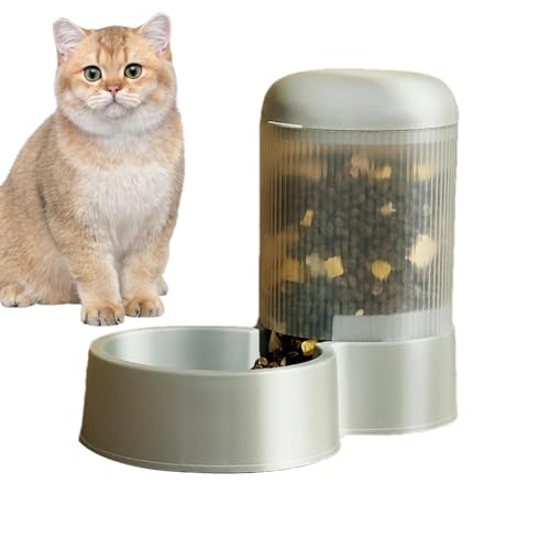 Pet Feeder Automatic, automatische Feeder für Katze - Auto Food Feeder große Kapazität Fütterung Katzenspender | Abnehmbare Hundeschüssel waschbarer Haustierwasserer für Innenkatze von Jomewory