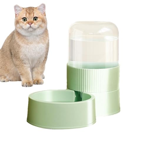 Pet Feeder Automatic, automatische Feeder für Katze - Fütterungskatzendispenser großer Kapazitätsnahrungsmittelfuttermittel,Abnehmbare Hundeschüssel waschbarer Haustierwasserer für Innenkatze von Jomewory