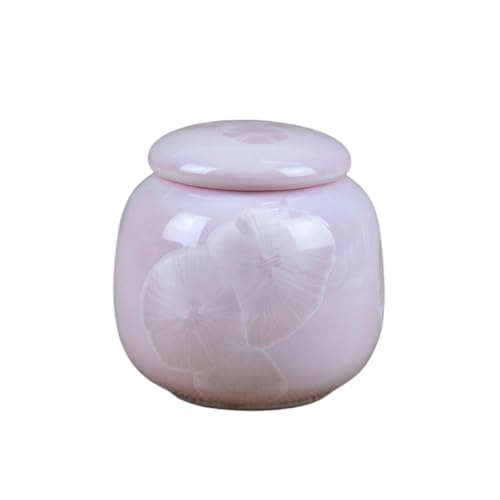 Aorom Haustier-Urne for Kätzchen, Welpe, gestorben, Einäscherungsurne, Hundehaar-Aufbewahrung, Zahnsammlung, Gedenkaltar(Pink About 100ml) von Jonesangle