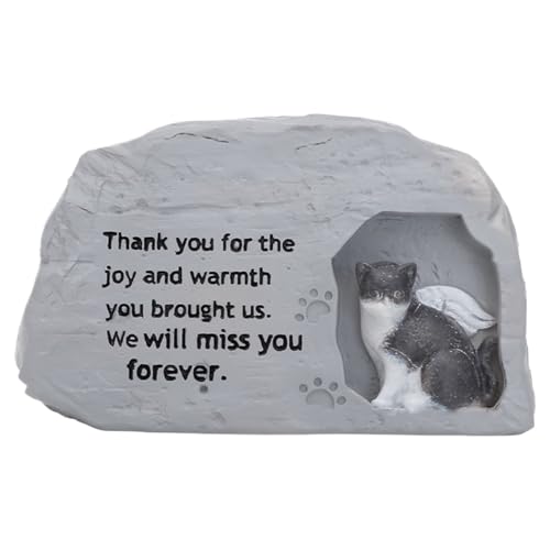 Jonesangle Resin Pet Urn, Animal Souvenir, Coffin Box, Cremation Urn,Souvenirs for Dogs or Cats(Cat) von Jonesangle