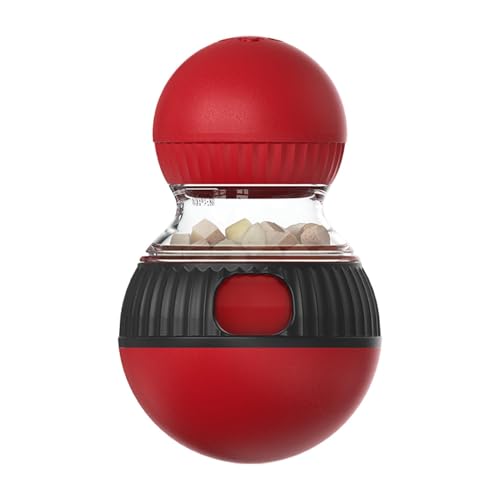 Jongyumo Cat Treat Toy, Cat Treat -Spender Spielzeug | Haustier klingender Feeder Ball | Interaktives klingender Gewichtsverlust langsamer Feeder -Lebensmittelspender Spielzeug für Innenkatzen von Jongyumo