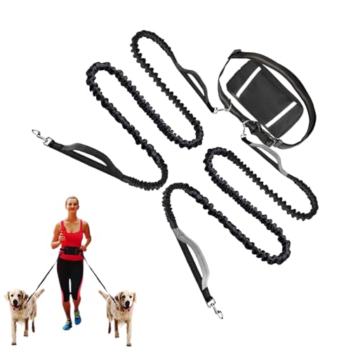 Hundetrainingsseil | Tier Spaziergangsleine Mit Bauchtasche - Reflektierende Hundeleine Für Jogging, Wanderungen, Outdoor-Aktivitäten Und Camping Hundetrainingsseil | Tier Spaziergangsleine Mit Bauchtasche - Reflektierende Hundeleine Für Jogging, Wanderungen, Outdoor-Aktivitäten Und Camping von Jongyumo