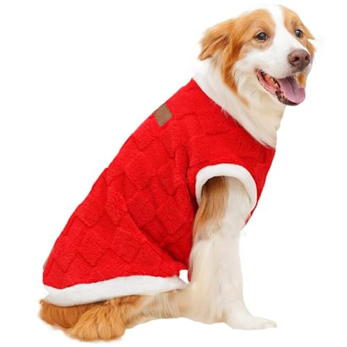 Wärme Hundemantel, Winddicht Warme Hunde Winterweste, Weiches wasserdichte Haustier Hunde Jacke, Kalte und Wintersaison, Wintermantel für Outdoor Indoor, M-2XL von Jongyumo