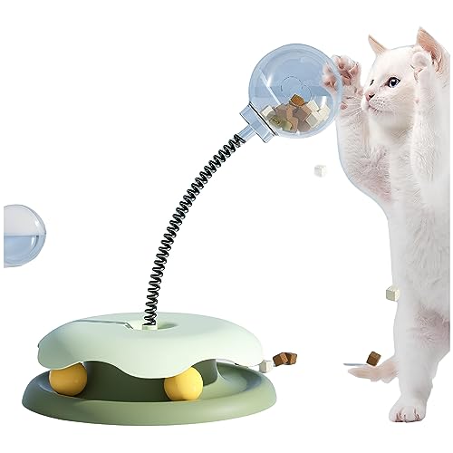 Cat Toy Indoor cat, cat Ball Track and Interactive cat Feeder Toy, Leaking Food Ball, Fun Spring Loaded Leaking Food Toy, Interactive Toy for Cats, Gift for Pets von Jonurmafy