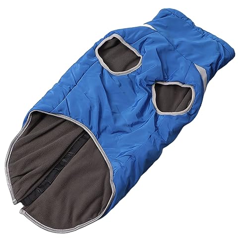 Jopwkuin Warme Kleidung für Haustiere, Warm Halten, 5XL, Hundekleidung, Shaker, Stofffutter, Geheime Traktion, Reflektierendes Polyester, für Große Hunde für Camping Im Freien von Jopwkuin