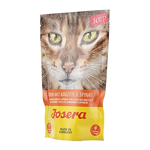 Josera Cat Soup Huhn mit Karotte & Spinat 70g (Menge: 16 je Bestelleinheit) von Josera Katze