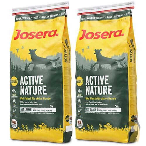 2 x 12,5 kg Josera Active Nature Sparpaket - Hundefutter - Trockenfutter von Josera