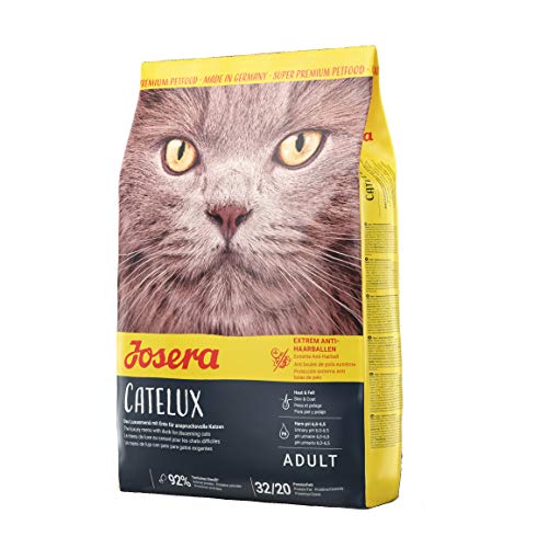 JOSERA Catelux (1 x 2 kg) | Mit schmackhaftem Entenprotein & Kartoffel für anspruchsvolle Katzen | Super Premium Trockenfutter für ausgewachsene Katzen | 1er Pack von Josera