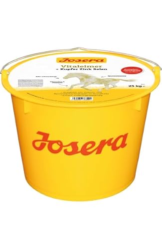 JOSERA Vitaleimer Pferd (1 x 25 kg) | hohe Ausstattung an Kupfer, Zink und Selen | Starke Knochen & Gelenke | Mineralfuttermittel für Pferde von Josera