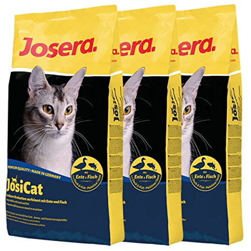 Josera 3 x 10 kg JosiCat Ente von Josera