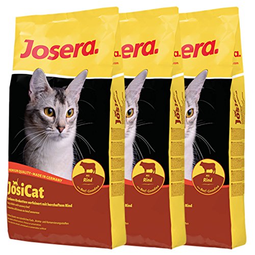 Josera 3 x 10 kg JosiCat Rind von Josera