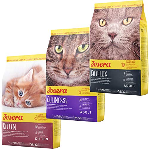 Josera Die Gourmetvariation für die Katze: je 2 kg Kitten, Culinesse & Catelux von Josera