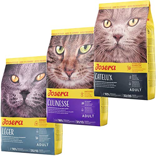 Josera Die Gourmetvariation für die Katze: je 2 kg Léger, Culinesse & Catelux von Josera