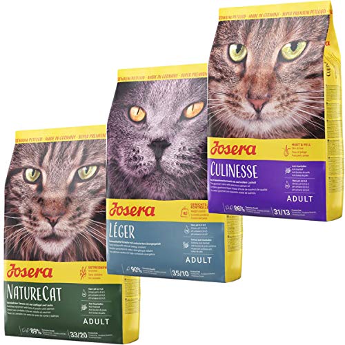 Josera Die Gourmetvariation für die Katze: je 2 kg NatureCat, Léger & Culinesse von Josera