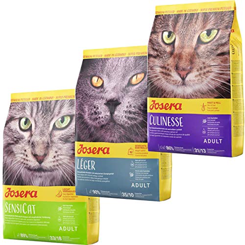 Josera Die Gourmetvariation für die Katze: je 2 kg SensiCat, Léger & Culinesse von Josera