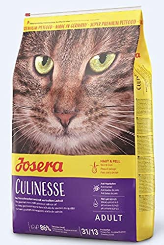 Josera Katzenfutter – 4,25 kg – Culinesse – Haustier für Erwachsene – fettarm – Lachs- und Omega-3-Basis – Nierenfunktion – fördert Haare und Haut von Josera