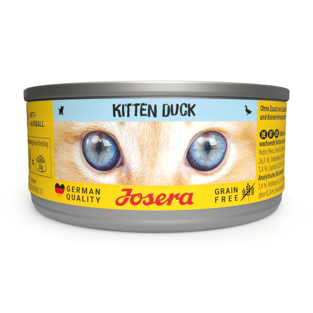 Josera Kitten 12 x 85 g - Ente von Josera