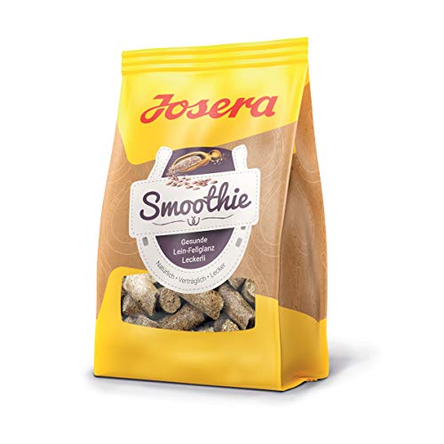 JOSERA Smoothie - Pferdeleckerli (1 x 900 g) | gesunde Lein-Fellglanz Pferdeleckerlis | sehr gute Akzeptanz | 1er Pack von Josera