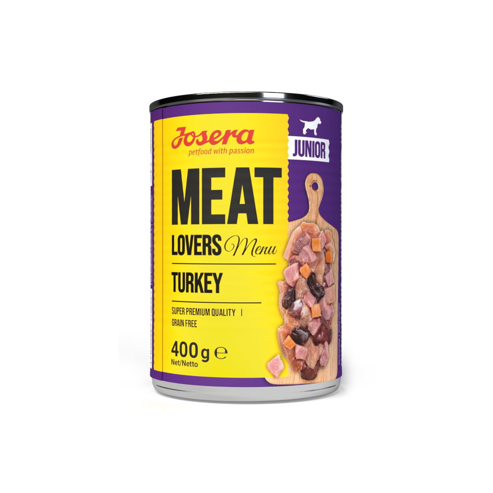 Josera Meat Lovers Junior Menü 6 x 400 g - Pute von Josera