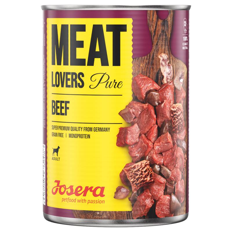 Josera Meatlovers Pure 6 x 400 g - Rind von Josera