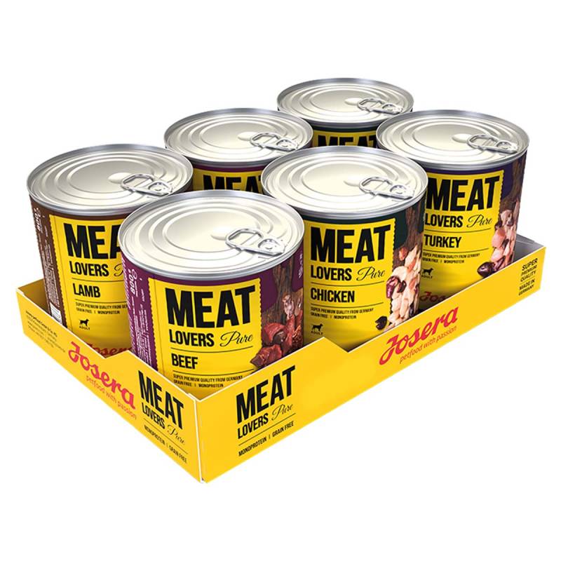 Josera Meat Lovers Pure Mixpaket 6x800g von Josera