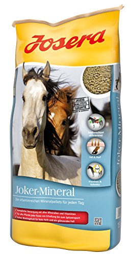 JOSERA Joker Mineral (1 x 4 kg) | Pferd | Premium Pferdefutter für alle Rassen & jeder Lebensphase | optimales Mineralfutter für Pferde zur Unterstützung von Haut-, Fell- und Hufgesundheit | 1er Pack von Josera