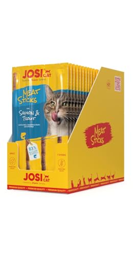 JosiCat Meat Sticks Salmon &Trout | 20x 35g von Josera