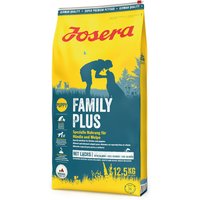 Sparpaket 2 x 15/12,5/10 kg Josera Hundefutter - FamilyPlus (2 x 12,5 kg) von Josera