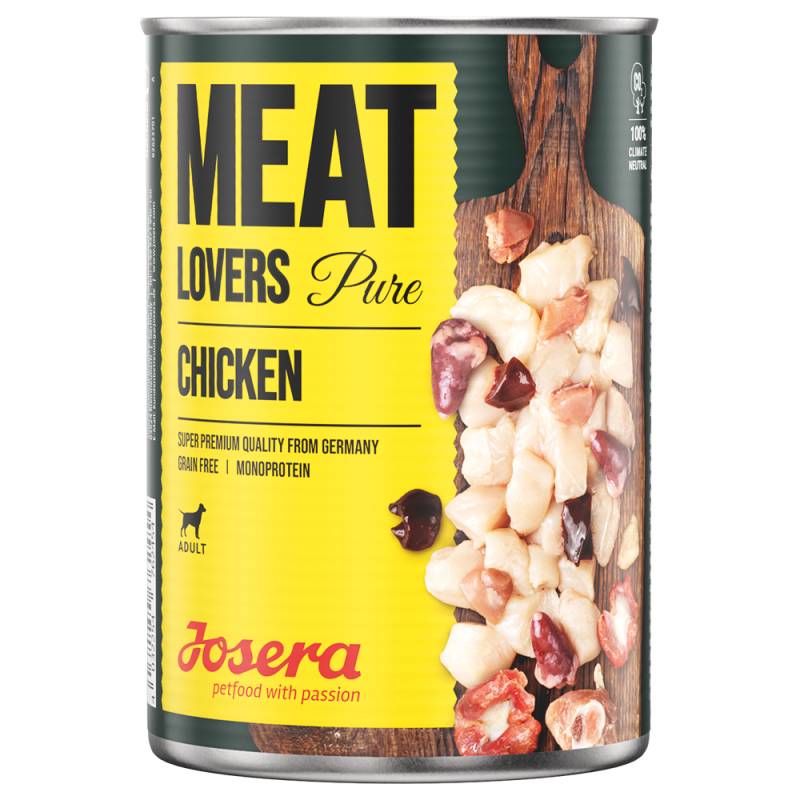 Sparpaket Josera Meatlovers Pure 12 x 400 g - Huhn von Josera