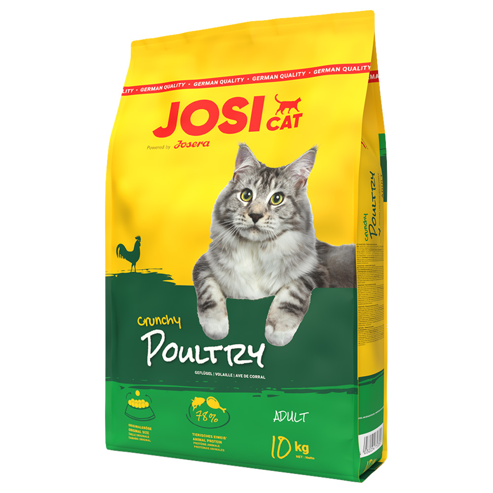 Josera JosiCat Crunchy Huhn - Sparpaket: 2 x 10 kg von JosiCat