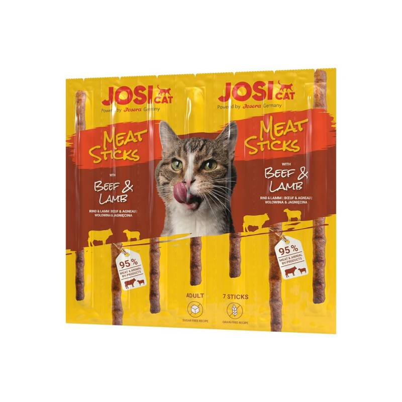 JosiCat Meat Sticks Beef & Lamb 20x35g von JosiCat