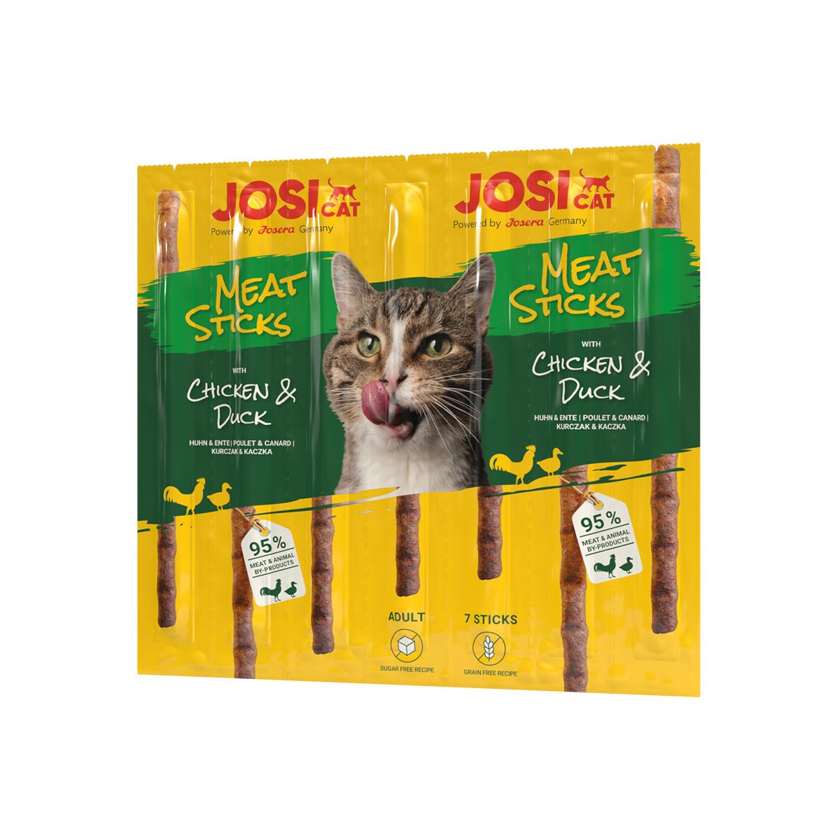 JosiCat Meat Sticks Chicken & Duck 20x35g von JosiCat