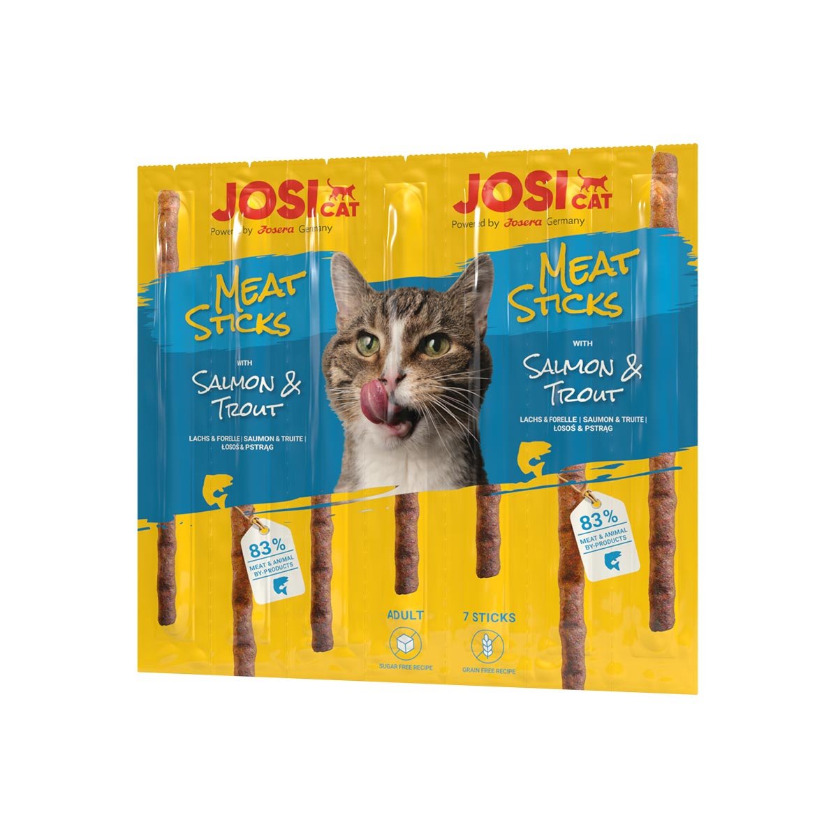 JosiCat Meat Sticks Salmon & Trout 20x35g von JosiCat